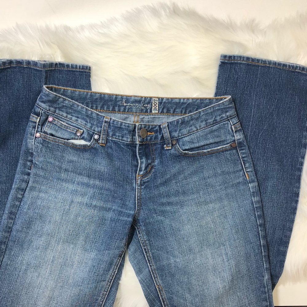 American Rag straight leg jeans size 10 Mediumwash